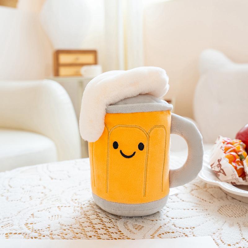 Weinglas Weinfass Weinflasche Dose Cartoon Plüschtier Weiche Flauschige Stoffpuppe Schöne Schreibtisch Tischdeko Geburtstagsgeschenke Kinder