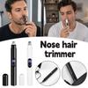 1 Set Usb Rechargeable Mini Portable Electric Nose Hair Trimmer Touch Operation For Painless Nose Ear Eyebrow Hair Removal