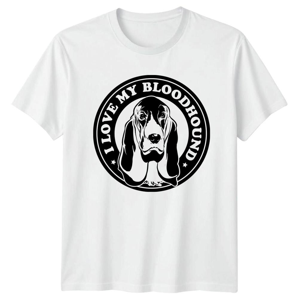 I Love My Bloodhound Dog TShirt Bloodhound Dog Lover TShirt S