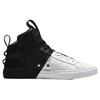 Li Ning Chinese Style Retrospective Series Non Slip Lightweight High Top Skateboard Shoes Mens Smoke Ink AGCN311-1