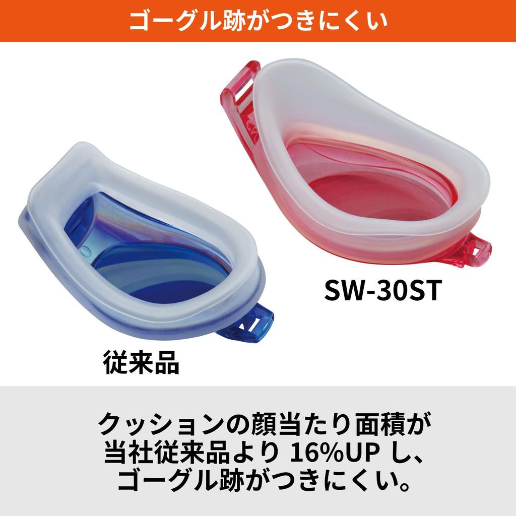 Made In Japan Swimming UV Navy X Emerald Unisex [Swans] Goggles, Anti-Fog, Protection, Fitness, SW-30MST NAVEM, Mirror, Adult,