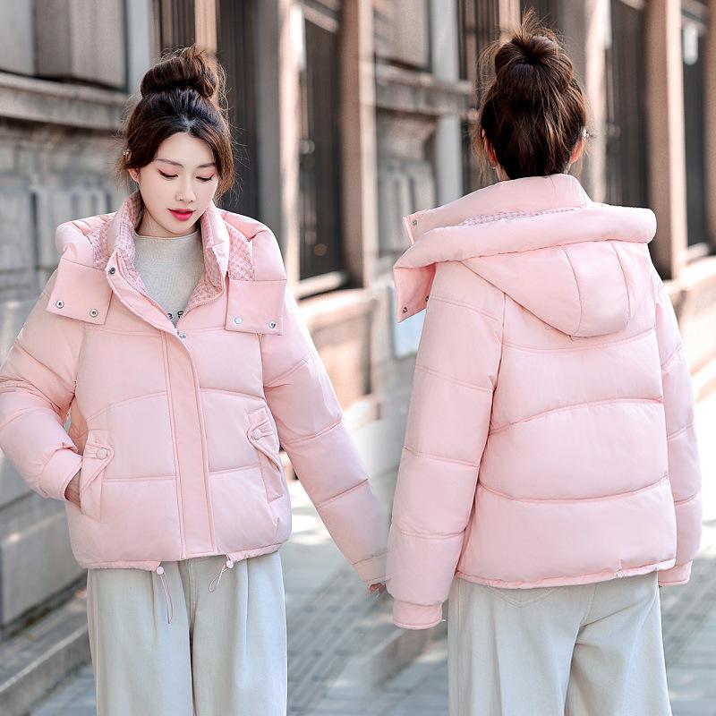 Women’s Short Detachable Hood Windproof Thicken Warm Winter Jacket