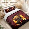 DOOM Bedding Set, 1 Duvet Cover & 2 Pillowcases Soft Comfortable Bedroom Home Textile Decor