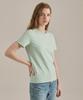 BASIC HOUSE Women'S Premium 40-Count Round Neck Short Sleeve T-Shirt Mint Lats0211