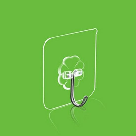 Punch-Free Bathroom Shelf with Hooks: Storage Rack for Kitchen & Bathroom Supplies.