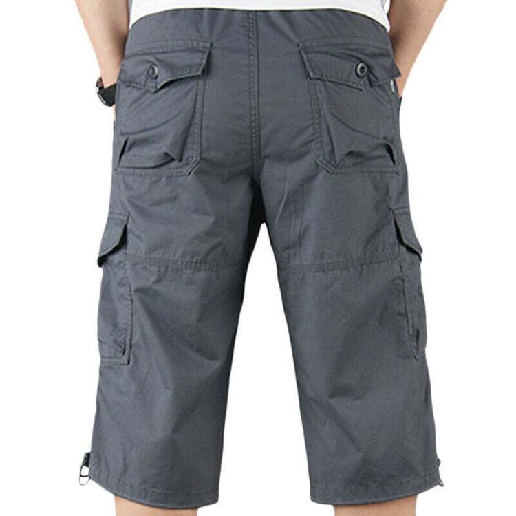 Buy Men Solid Color Big Pocket Cargo 