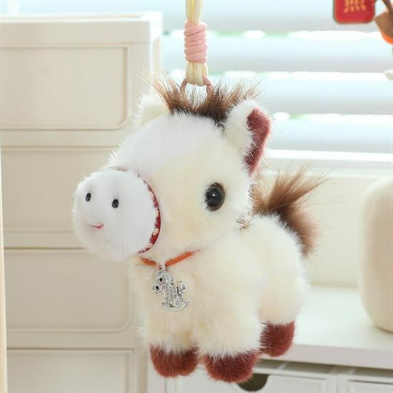 Cute Horse Pendant Plush Toy - Year Mascot Gift