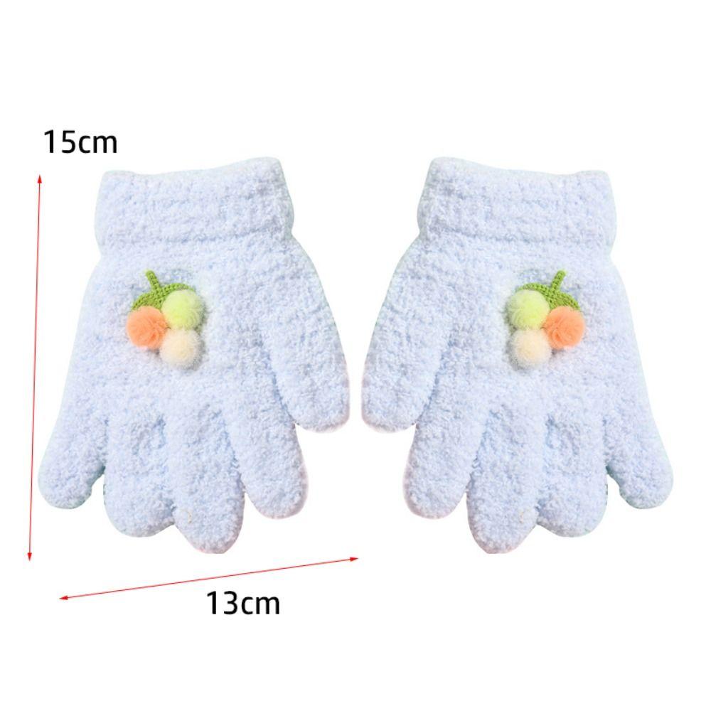 Verdickte Warme Fäustlinge Winddichte Schreibhandschuhe Cartoon Outdoor-Handschuhe Für Jungen/Mädchen