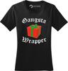 Funny Christmas Shirt for Women, Funny Gift for Her, Funny Xmas Holiday T-Shirt, Christmas Party T-Shirt, Gangsta Wrapper Xmas Ladies Shirt