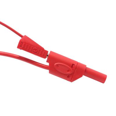 DIY 4MM Banana Plug Stackable Black Red Banana Plug Connector Wire Solder Connector Insulated Safety