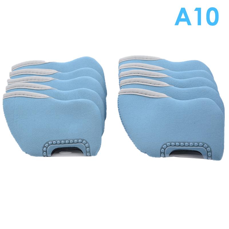 10Pcs/Set Embroidery Number Golf Iron Head Covers Iron Headovers Wedges Covers