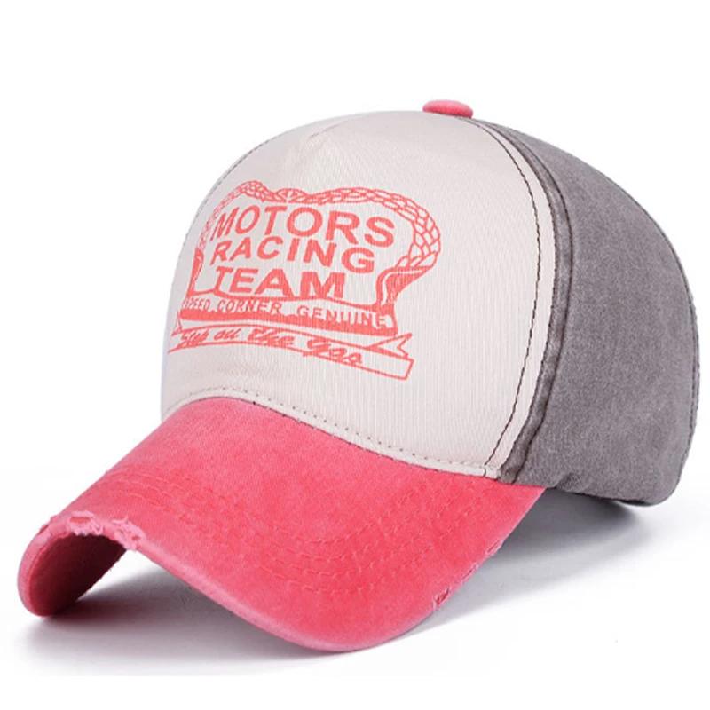 Fashion Letter Snapback Cotton Baseball Cap Men Women Hip Hop Fitted Fishing Cap Outdoor Autumn Summer Casual Hat