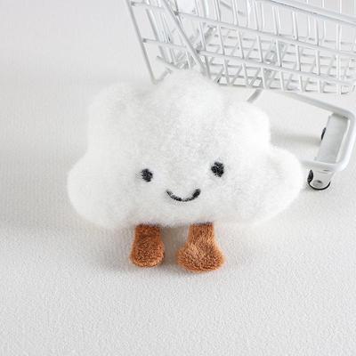 Broche Nuage Cartoon Squeaky Brodé & Accessoire Charm pour Sac