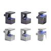 Set mit 4 verstellbaren Glasclips Zinklegierungsmaterialien Praktisch für 10 12mm Glaspaneele mit sicheren Feststellschrauben