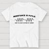 Resistance Is Futile, When Voltage Is Divided By Current Unisex 100% Cotton Summer Casual Cool Loose T-Shirt