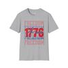 America 1776 Freedom Graphic Tee Patriotic USA Shirt