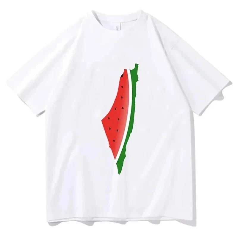

Watermelon Palest Printed t shirt women Summer Short Sleeve T-shirts men Tee Shirts Unisex Casual Hip Hop Top 3XL