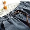 Jeans for Women Slimming Elastic Waistband Elastic High Waist Long Trousers Casual Wide Leg Pants