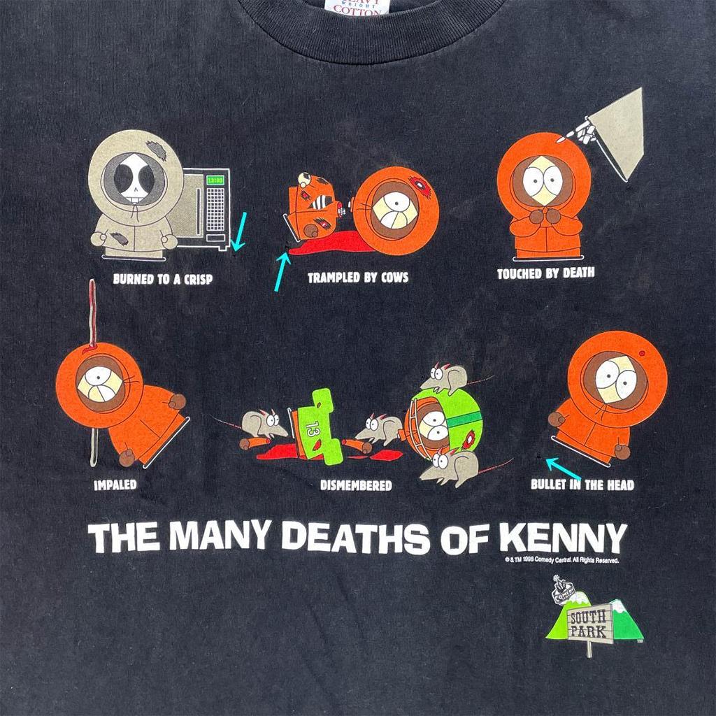 [USED] Vintage 1998 South Park Kenny T-shirt