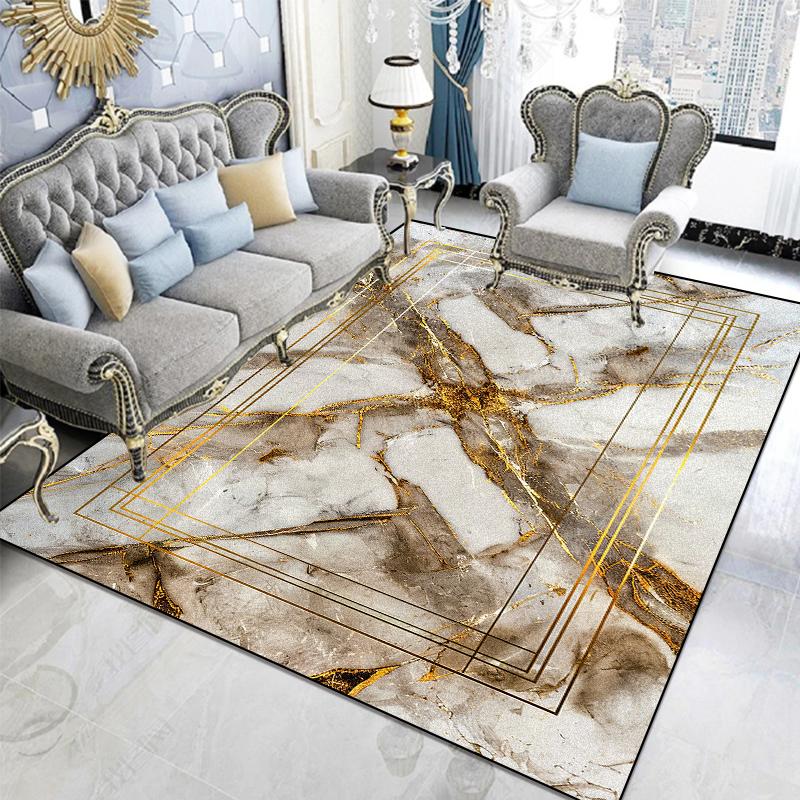 Luxurious Large Area Carpet Living Room Nordic Style Decoration Sofa Area Rugs for Bedroom Floor Mat Non-slip Entrance Door Mats