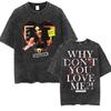 2026 Summer Hot Sale Obsession Horror Movie T-shirt Hot Sale One Wish Willow Vintage Washed T Shirts Men Women Vintage Streetwear Oversized Tshirt