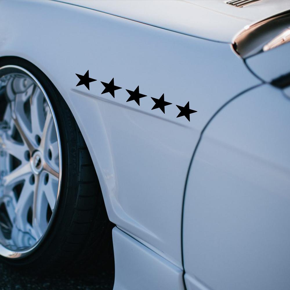 20x3cm 5 Star Wanted Car Stickers Auto Vinyl Film GTA Decals For Car Bumper Windows Motorcycle Laptop Walls Auto Accessories