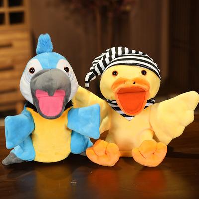 Cute Duck Hand Puppet Plush Toys Little Bird  Birthday Gift Doll High Quality Stuffed Animals Kids Baby Education Toy