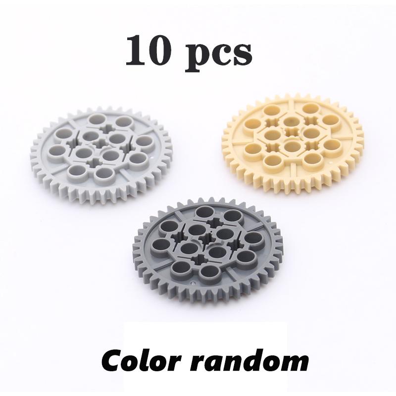 MOC Gear Series Gear Rotating Platform Gear Rack and Gear Differential High-tech Parts Small Particles Building Blocks Toys