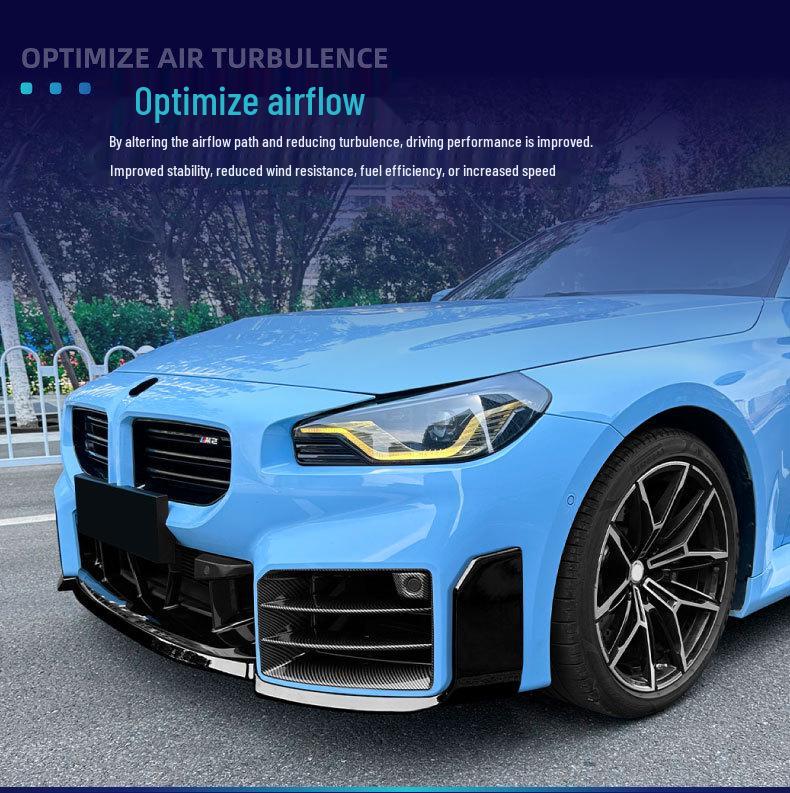 BMW Model Front Lip Splitter Corner Covers Body Kit Spoiler for Customization