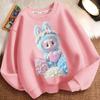 Children's Fashion Round-neck Hoodies, Long-sleeved Loose Hoodies for Boys and Girls In Spring and Autumn