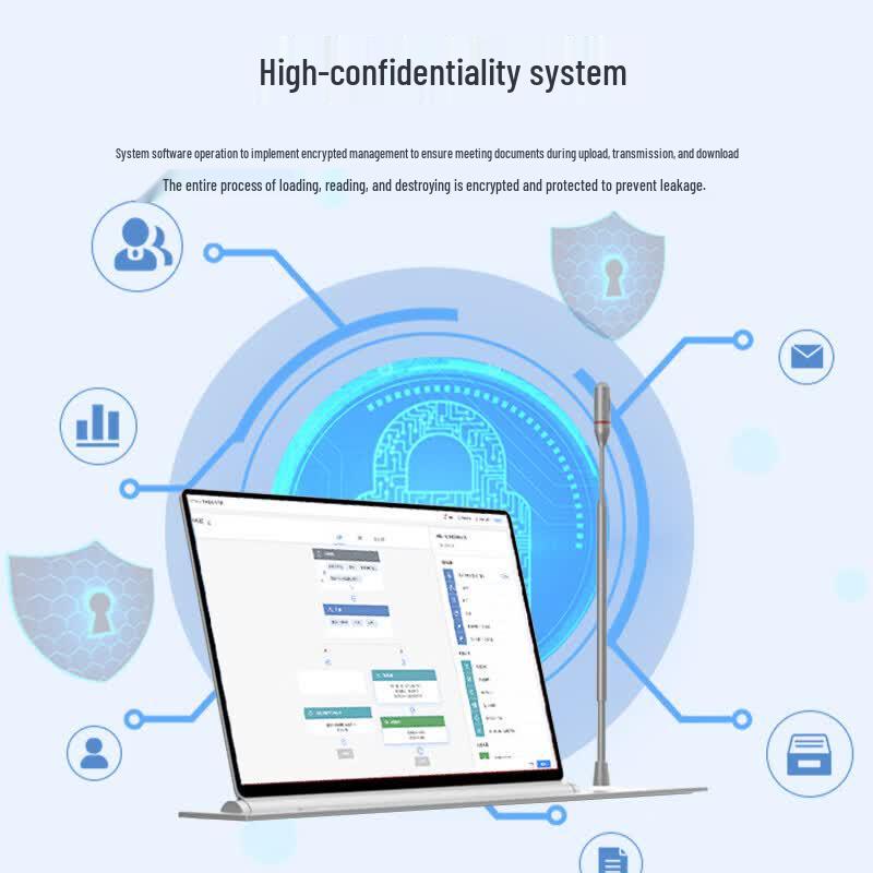 HuiDu HT-156SM 15.6-inch Ultra-Thin Dual Screen Paperless Conference System (CN version)