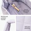 Fashion Large Capacity Lunch Box Storage Bag with Pocket Insulated Quilted Food Handbag Thermal Insulation Bag