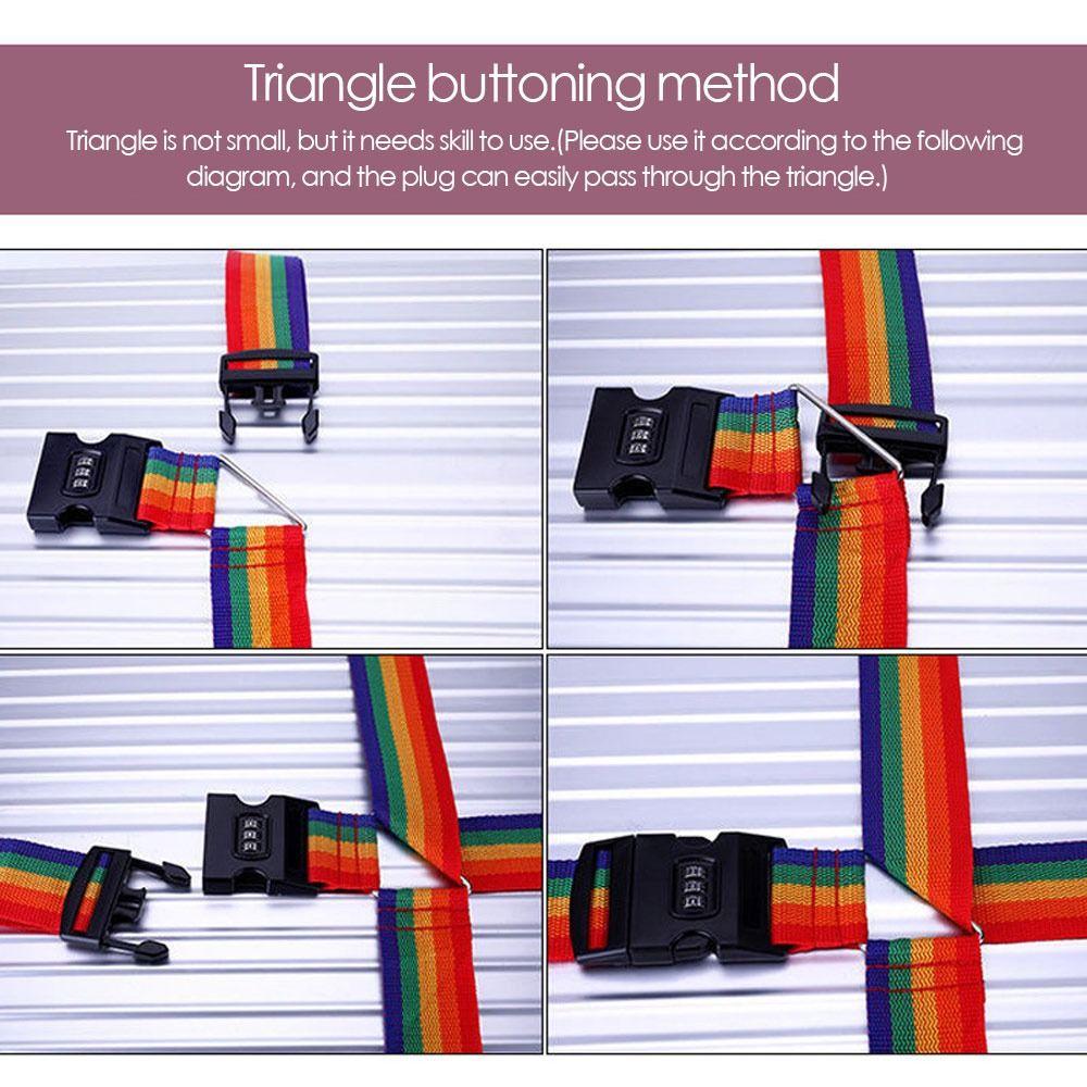 Strap Packing Belt Password Lock Packing Belt Travel Suitcase Accessories Luggage Strap Bundling Belt Luggage Buckle Strap