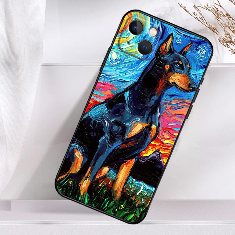 Dachshund Doberman Dog Shockproof Case For iPhone 17 16 15 14 11 Pro Max Plus 12 13 Mini 16e 17 Air Phone Cover