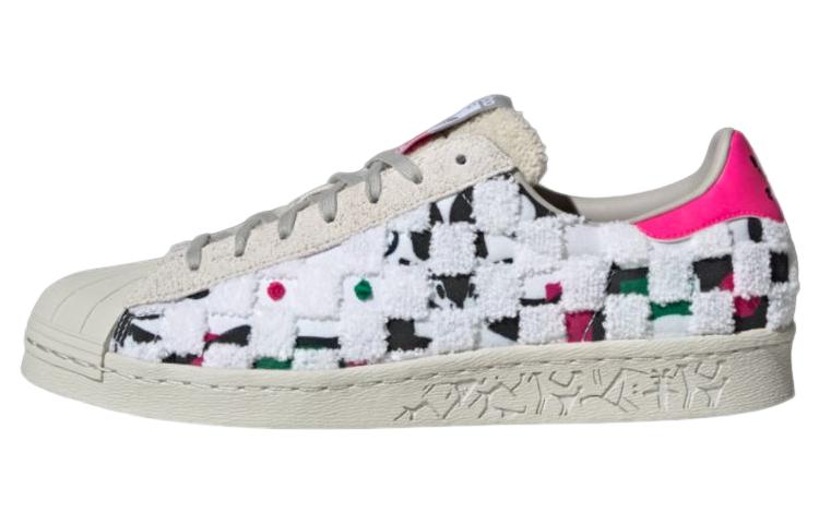 Adidas Originals Superstar 80s X Han Meilin  White Black Green  ID4384 36