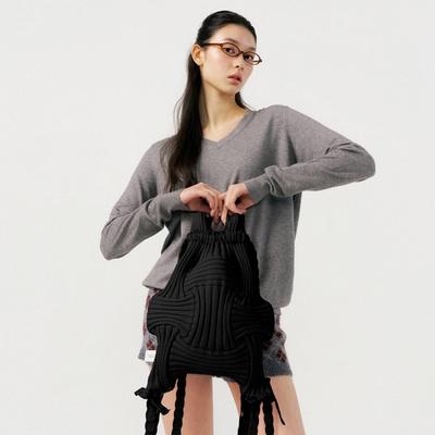 Black New Bow Backpack