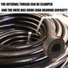 Nitrile rubber hose clamp steel wire rubber heat-resistant oil pipe diesel hose fuel nitrile low-pressure hose 1M heat-resistant