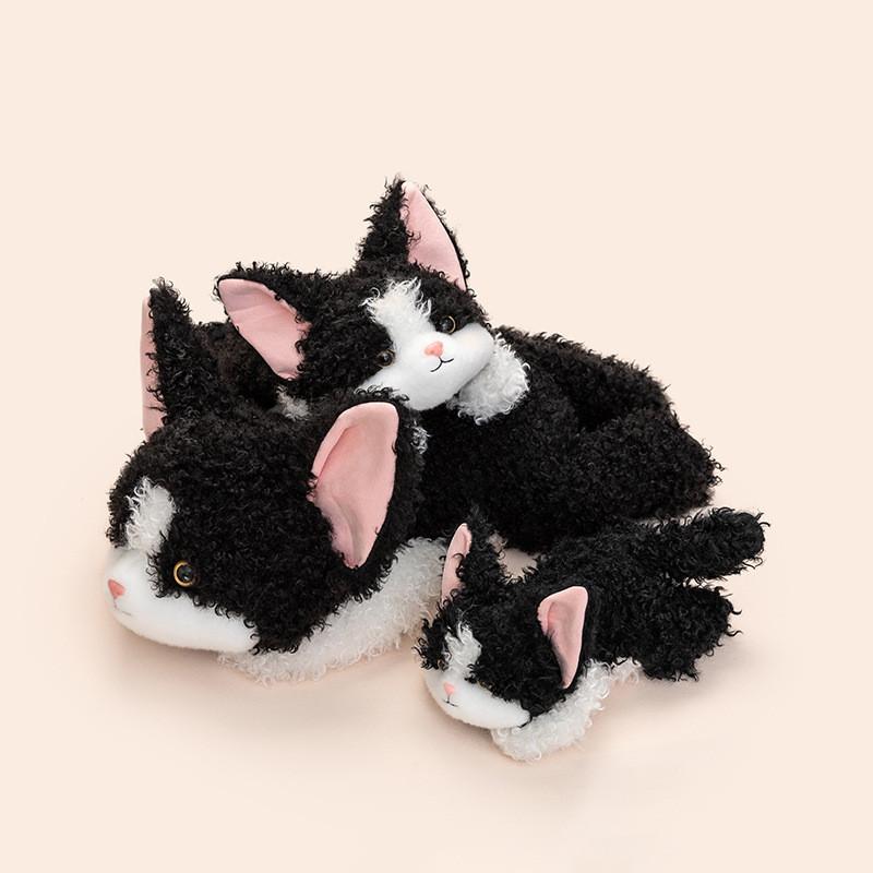 Plush Cat Toy Pillow With Pp Cotton Filling For Kids And Teens