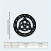 Celtic Knot Metal Wall Art Triangle Design Black Iron Decor St Patricks Day Irish Gift