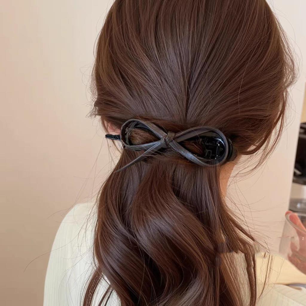 Twist Hair Clip for Women Girls Premium Leopards Print Bowknot Hairpin Stylish Everyday Hair Grip For Women Girls