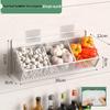 Wall-Mounted Spice Rack & Vegetables Basket with Onion, Ginger, Garlic Storage