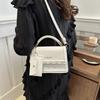 Lässige personalisierte kleine quadratische Tasche Persönlichkeit Ästhetik Neues Nischendesign Frühling Achseltasche Trendige Ein-Schulter-Umhängetasche