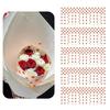 5PC Built-in Shaper Structured Liner Valentine's Day Floral Wrapping Paper Heart-shaped Floral Arrangement Paper 35x75cm