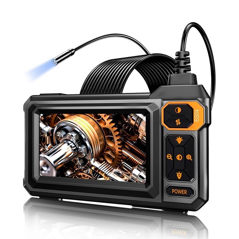 4.3inch IPS Screen Industrial Endoscope Camera 8mm HD1080P 8 LED Light Pipe Car Repair Single Lens Inspection Borescope