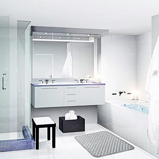 Flexible Anti-skid Non-slip Suction Type Bath Secure Mat Shower Supplies Bathroom Floor