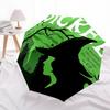 1pc Wicked Wizard Automatic Folding Umbrella, Portable Collapsible Design, Casual Outdoor Accessory L1127034