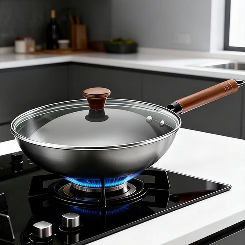 ASD Non-Stick Rust-Resistant Iron Wok