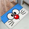 Kwaii Anime D-DoraemonS Floor Mat Cozy Flannel Soft Thick Non-Slip Mat For Living Room Bedroom Kitchen Decor Rugs