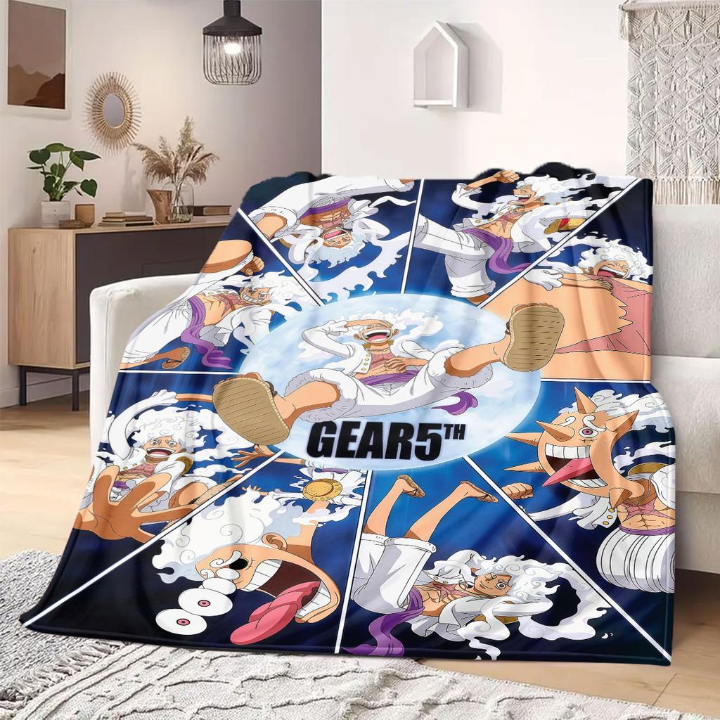 Monkey D Luffy Flannel Blanket Warm,Comfortable,Suitable for Bedrooms,Sofas,Beds,Chairs,Picnics,Travel