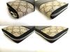 Authentic GUCCI Beige GG Coating Canvas Black Leather Round Zip Long Wallet #b097  Open Box